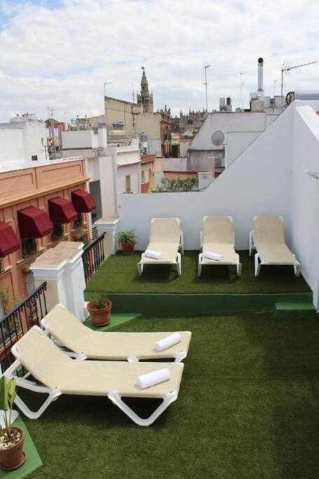 Casa Palacio Del Siglo XVIII En Centro Sevilla Dış mekan fotoğraf